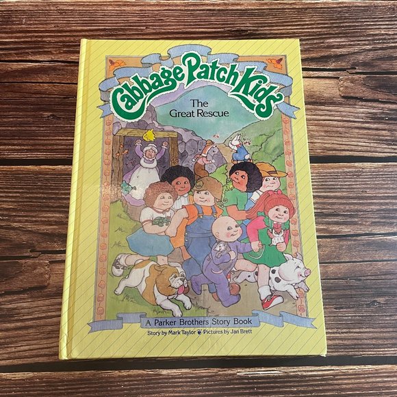 Original Cabbage Patch Kids The Great Rescue Book Parker Brothers Vintage - Picture 1 of 4